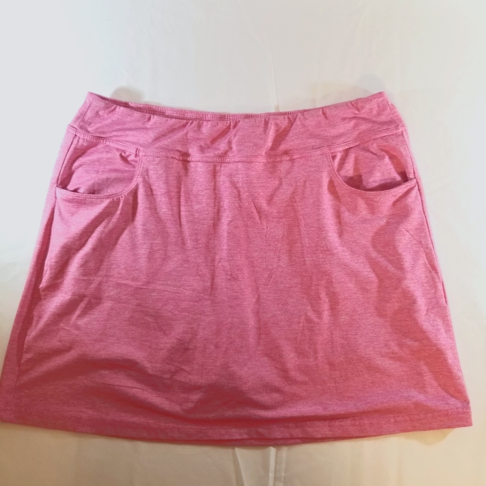 Grand Slam Preformance Womans Skort Size M Pink Tennis PGA Golf 3 Pockets